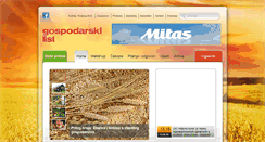 Desktop Screenshot of gospodarski.hr