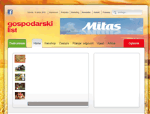 Tablet Screenshot of gospodarski.hr
